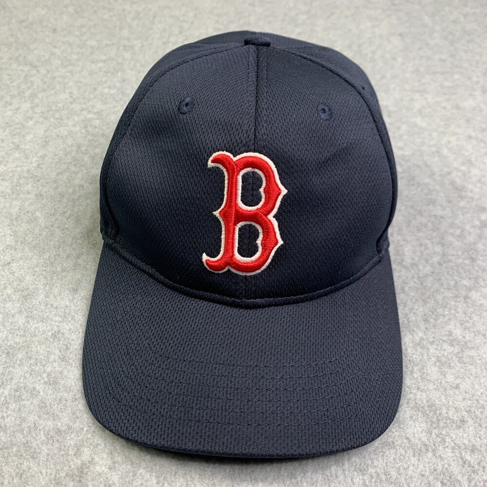 Boston Red Sox Hat Cap Team MLB Mens Navy Blue Strap Back Embroidered Logo OC